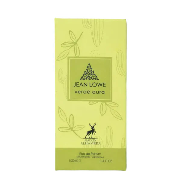 Maison Alhambra Jean Lowe Verde Aura Eau de Parfum Spray for Unisex 3.4 Ounce