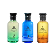 Maison Alhambra 3-Piece (Jean Lowe Vibe, Jean Lowe Azure & Summer Vibe) Fragrance Bundle for Unisex