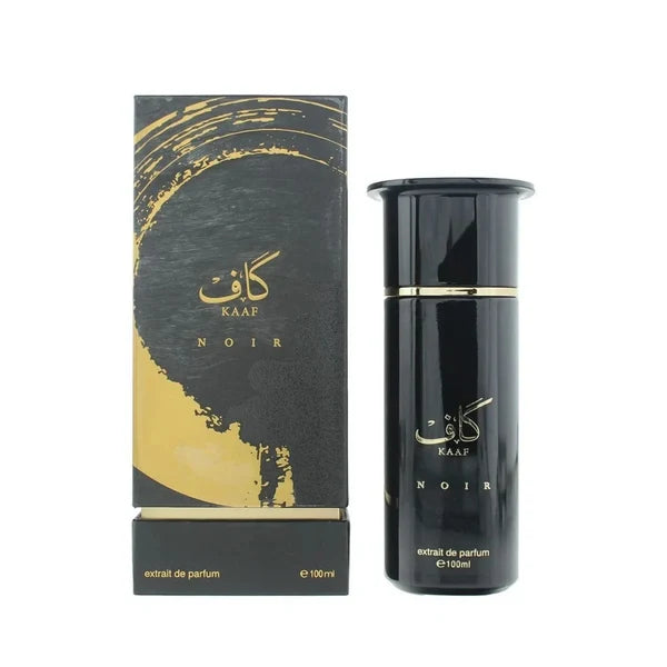 Ahmed Al Maghribi Kaaf Noir Extrait de Parfum Spray for Unisex 3.4 Ounce