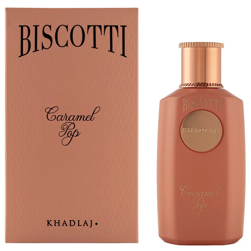 Khadlaj Biscotti Caramel Pop Extrait de Parfum for Unisex 3.4 Ounce