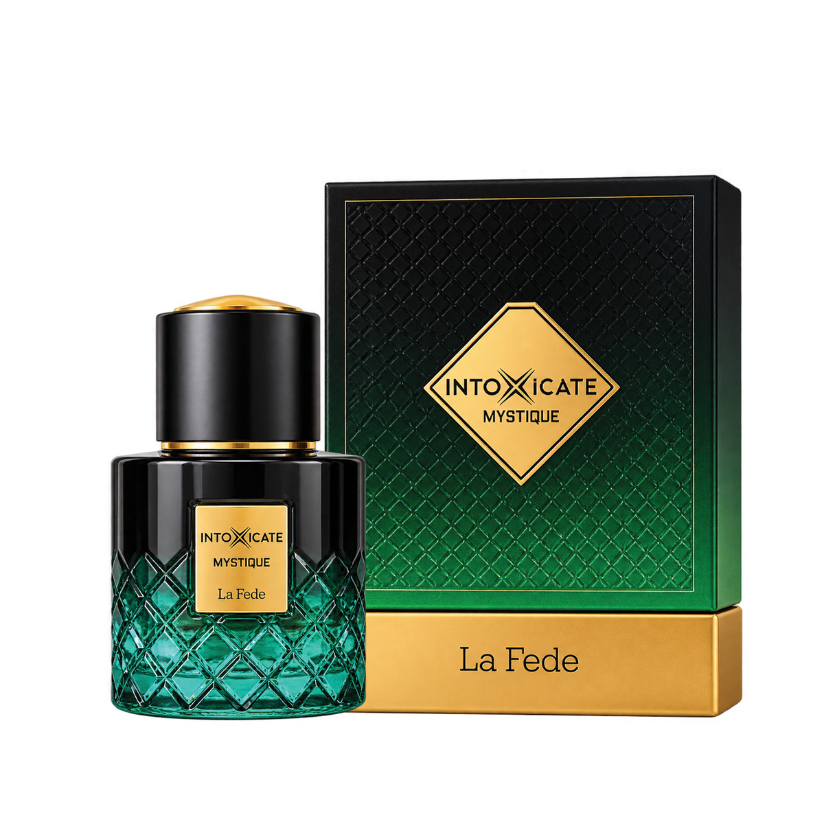 Khadlaj La Fede Intoxicate Mystique Extrait de Parfum for Men 3.4 Ounce