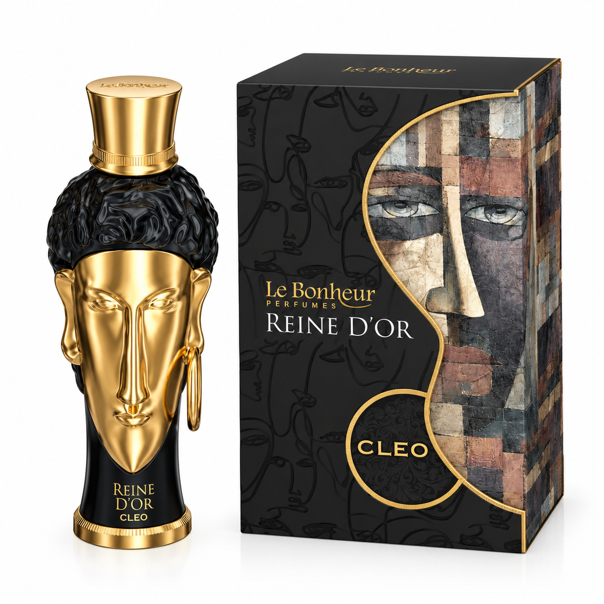 Le Bonheur Reine D'Or Cleo Eau de Parfum Spray For Women 3.4 Ounce