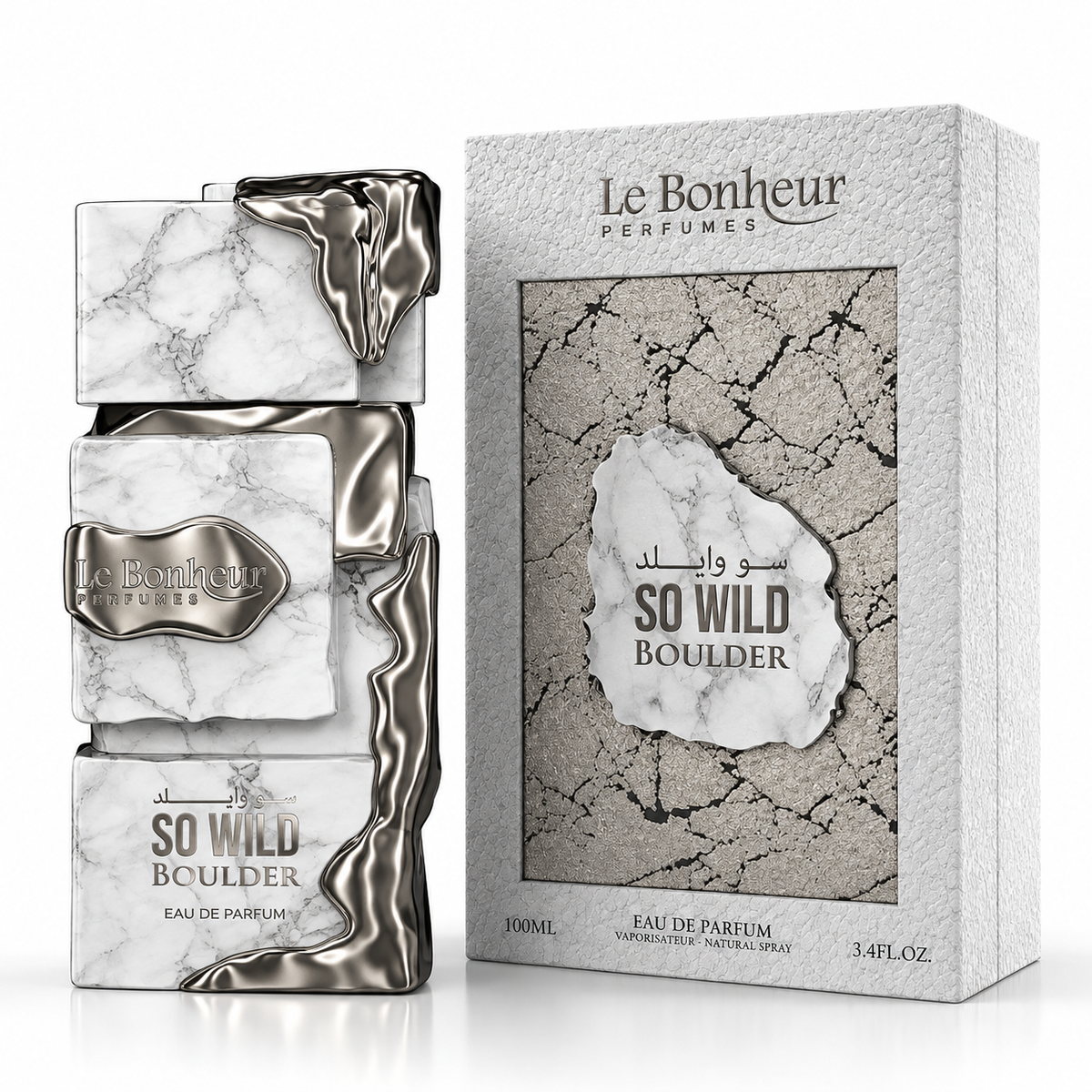 Le Bonheur So Wild Boulder Eau de Parfum Spray Unisex 3.4 Ounce