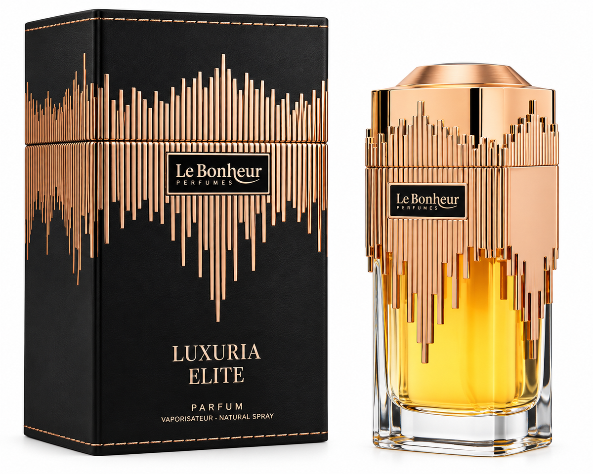 Le Bonheur Luxuria Elite Eau de Parfum Spray For Men 3.4 Ounce