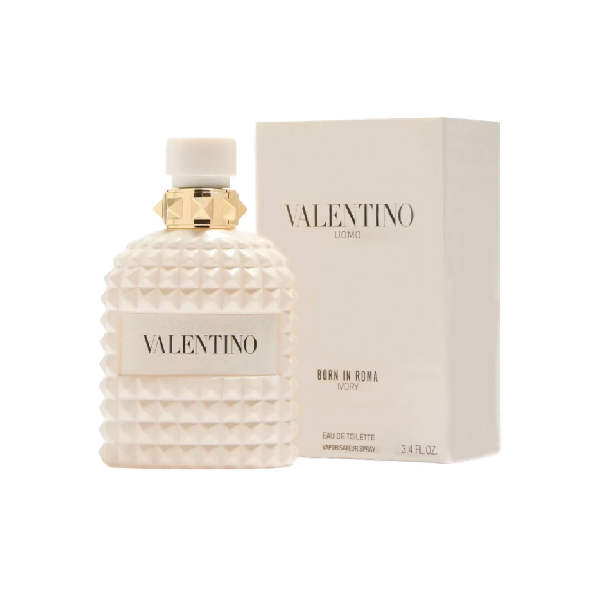VALENTINO UOMO BORN IN ROMA IVORY 3.4 OZ EDT