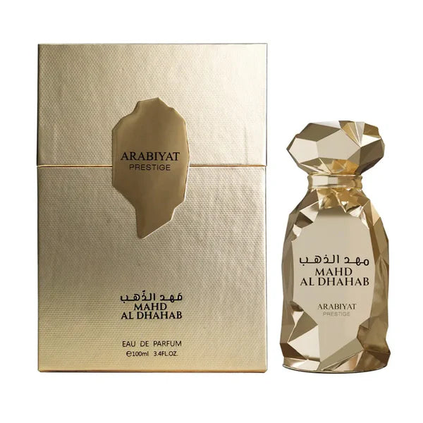 Arabiyat Prestige Mahd Al Dhahab Eau de Parfum Spray for Unisex, 3.4 Ounce