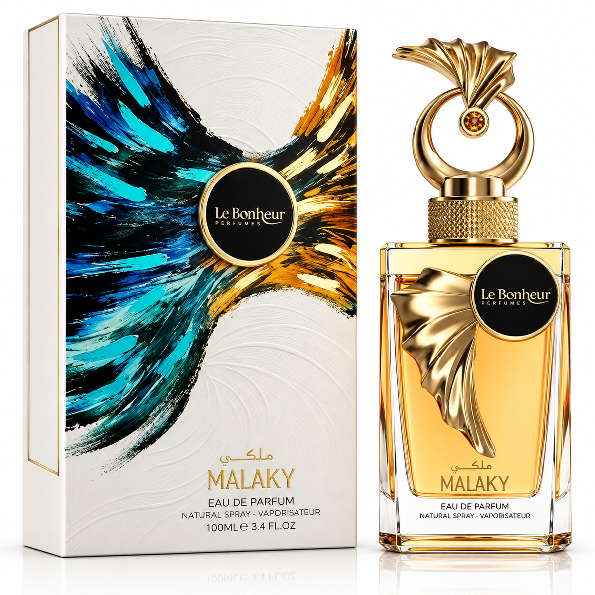 Le Bonheur Malaky Eau de Parfum Spray Unisex 3.4 Ounce