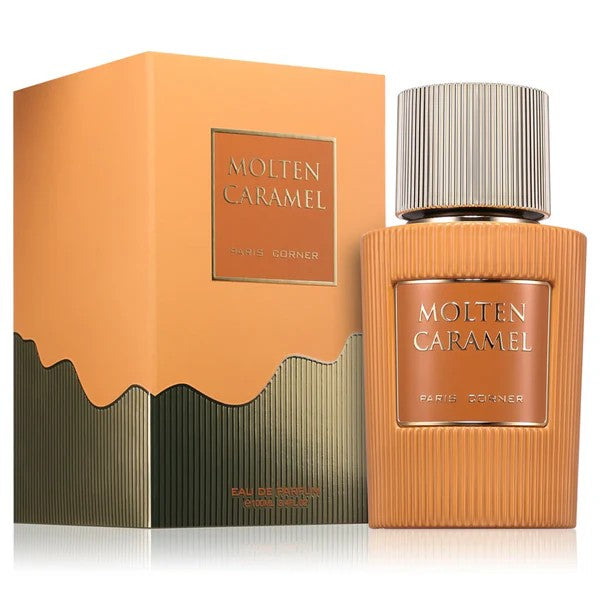 Paris Corner Molten Caramel Eau De Parfum Spray For Unisex 3.4 Ounce