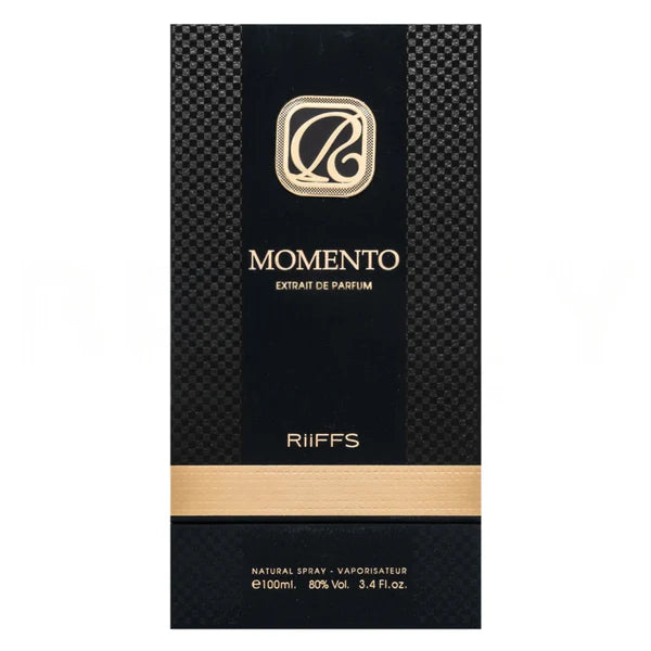 Riiffs Momento Extrait de Parfum Spray for Unisex, 3.4 Ounce