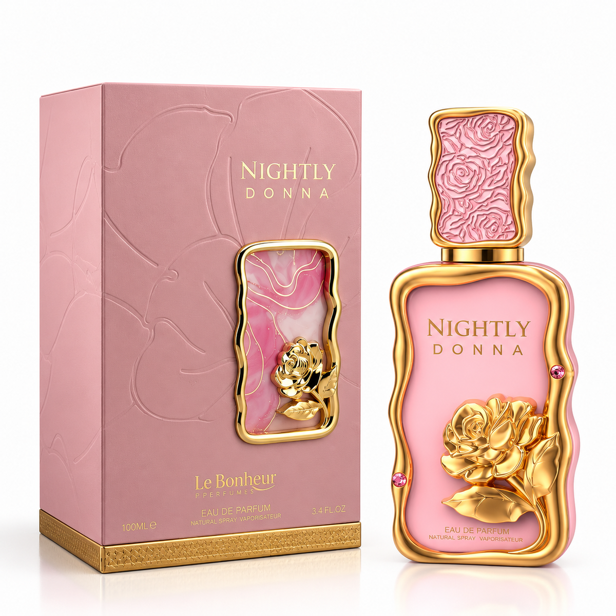 Le Bonheur Nightly Donna Eau de Parfum Spray For Women 3.4 Ounce