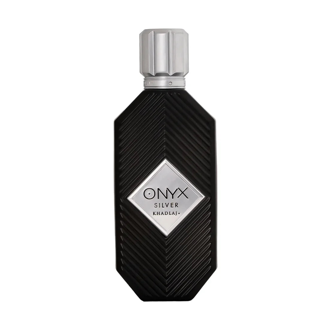 Khadlaj Onyx Silver Eau de Parfum Spray for Unisex, 3.4 Ounce