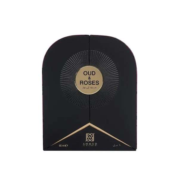 Ahmed Al Maghribi Oud & Roses Extrait de Parfum Spray for Unisex 2.0 Ounce