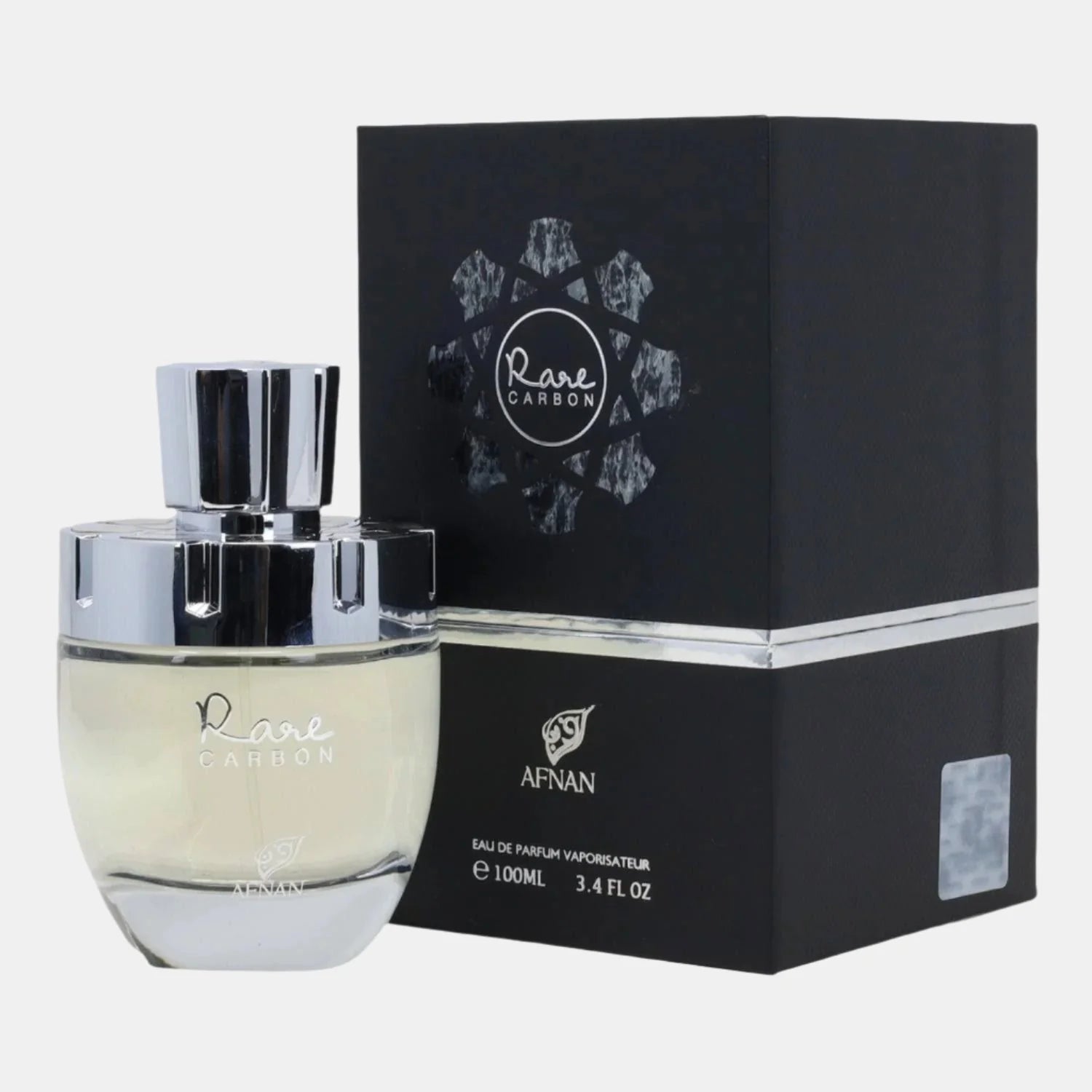 Afnan Rare Carbon for Men Eau de Parfum Spray, 3.4 Ounce