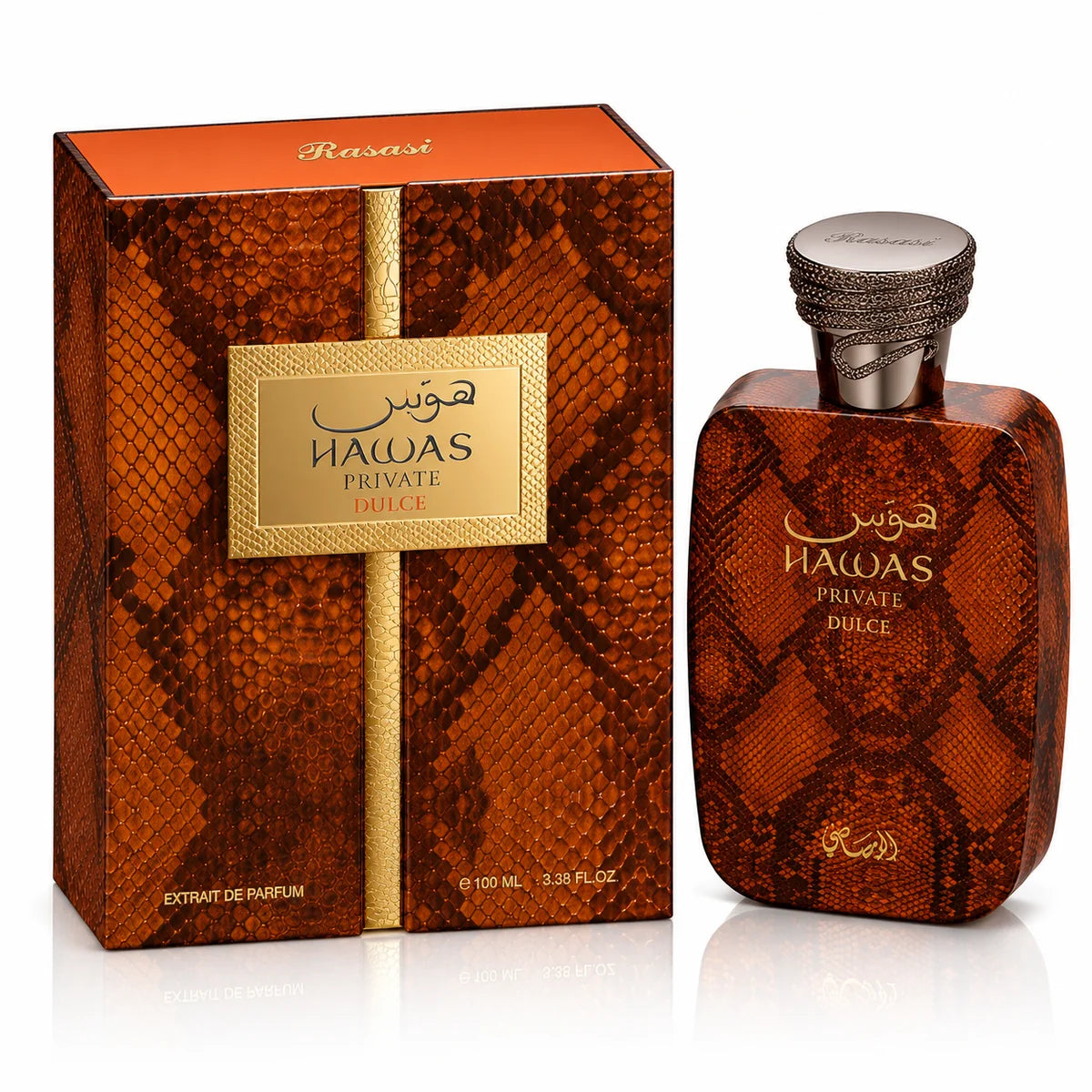Rasasi Hawas Private Dulce Extrait de Parfum for Unisex 3.4 Ounce