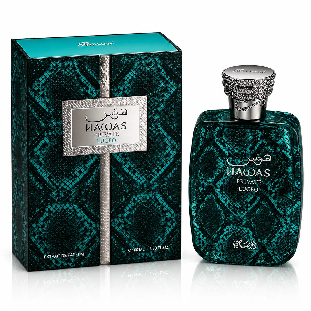 Rasasi Hawas Private Luceo Extrait de Parfum for Unisex 3.4 Ounce