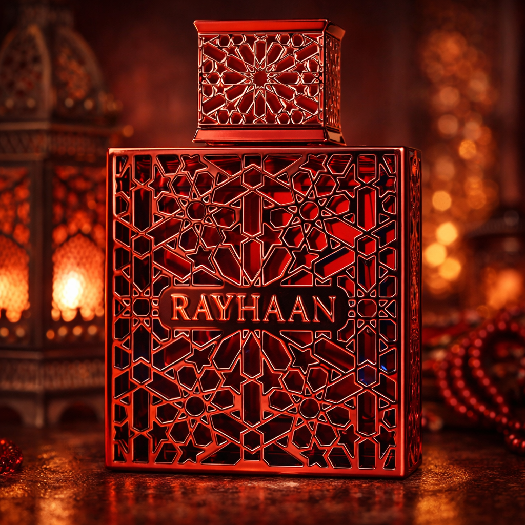 Rayhaan Crimson Eau de Parfum Spray for Unisex,3.4 Ounce