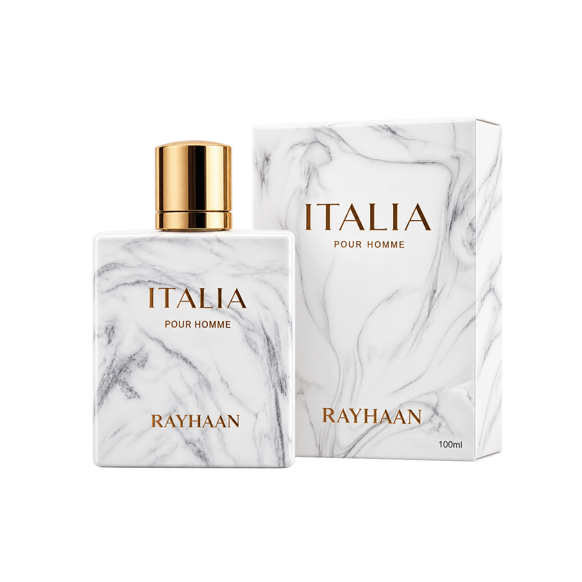 Rayhaan Italia Eau de Parfum for Men, 3.4 Ounce