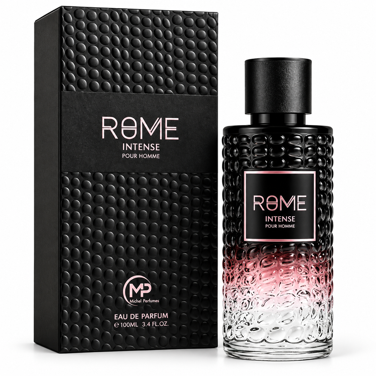 Bharara Rome Intense Pour Homme Eau de Parfum Spray For Men 3.4 Ounce