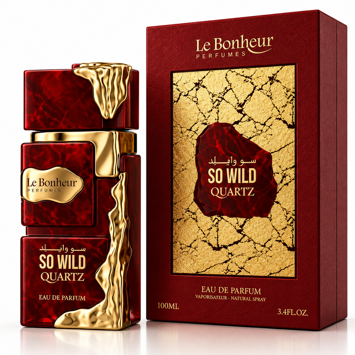 Le Bonheur So Wild Quartz Eau de Parfum Spray Unisex 3.4 Ounce