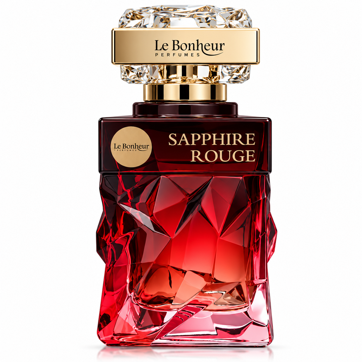 Le Bonheur Sapphire Rouge Eau de Parfum Spray Unisex 3.4 Ounce