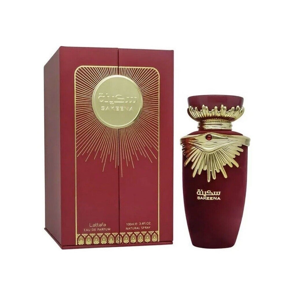 Lattafa Sakeena for Unisex Eau de Parfum Spray, 3.4 Ounce