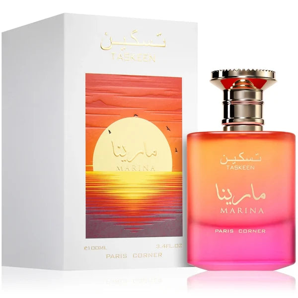 Paris Corner Taskeen Marina Eau de Parfum Spray for Unisex 3.4 Ounce