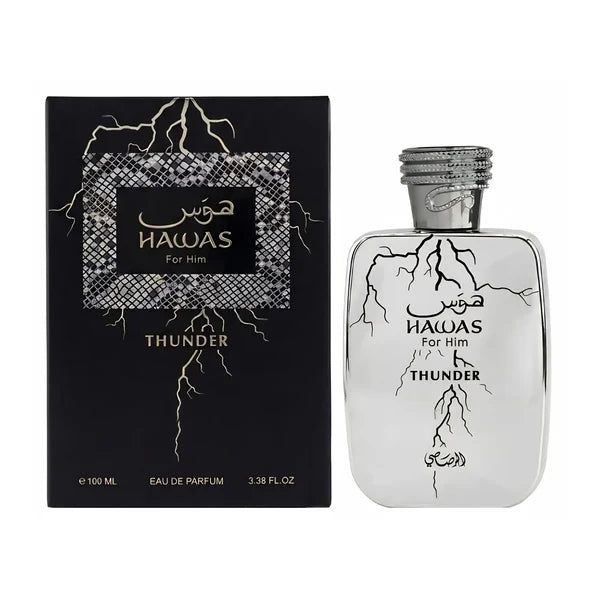 Rasasi 2-Piece (Hawas Majestic & Hawas Thunder) Fragrance Bundle for Unisex