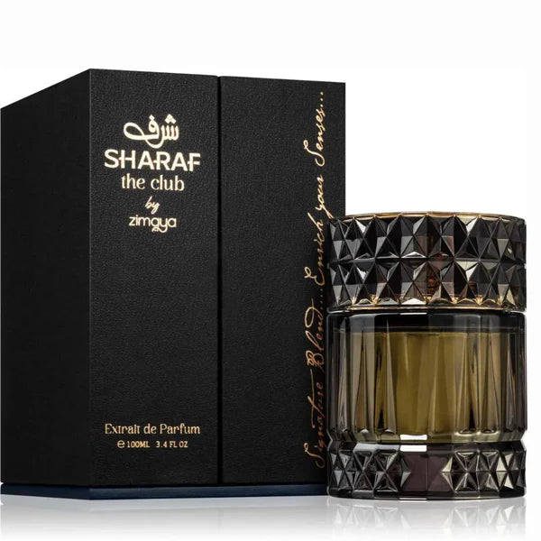 Afnan Zimaya Sharaf The Club for Unisex Eau de Parfum Spray, 3.4 Ounce