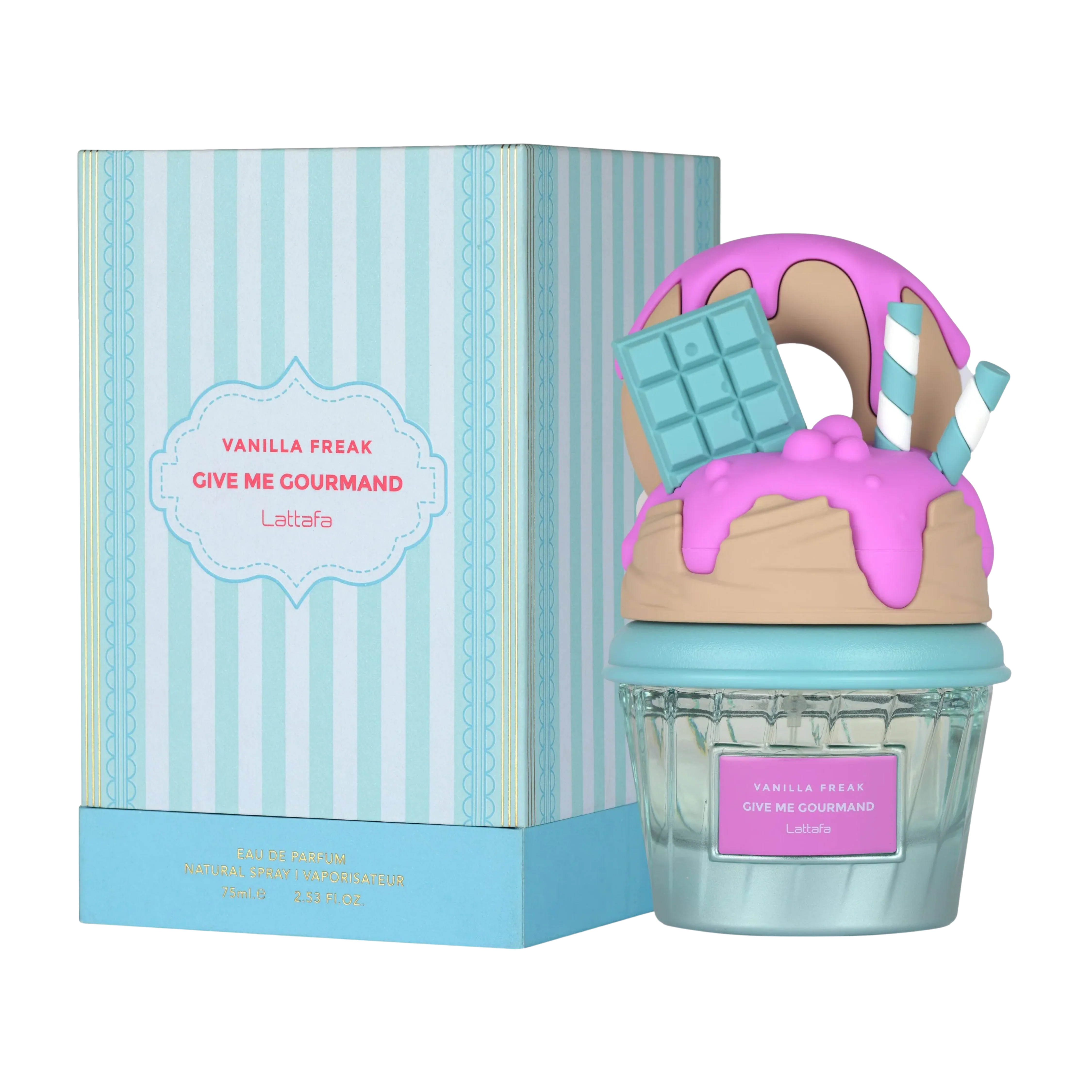 Lattafa Vanilla Freak Eau de Parfum, Give Me Gourmand Collection For Women 2.53 Ounce