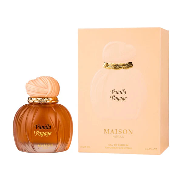 Paris Corner Maison Asrar Vanilla Voyage Eau De Parfum Spray For Unisex 3.4 Ounce