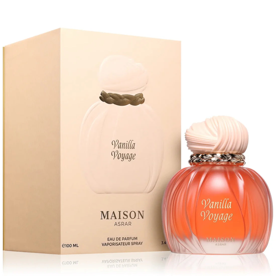 Paris Corner Maison Asrar Vanilla Voyage Eau De Parfum Spray For Unisex 3.4 Ounce