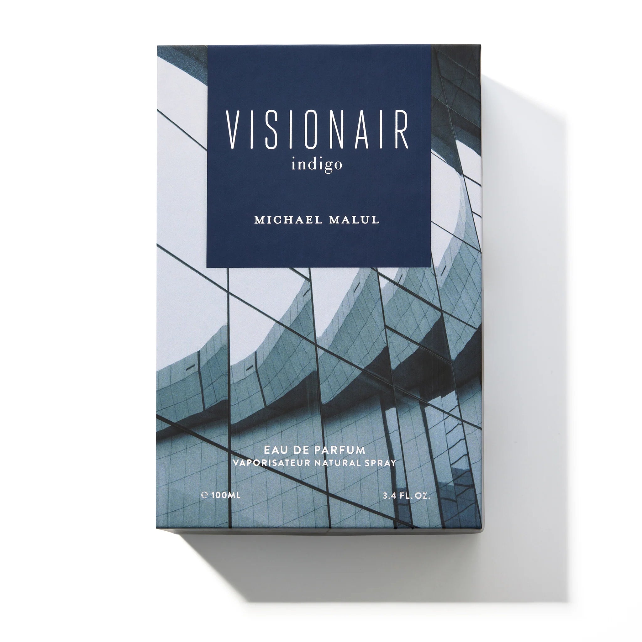 Michael Malul Visionair Indigo Eau de Parfum for Men 3.4 Ounce