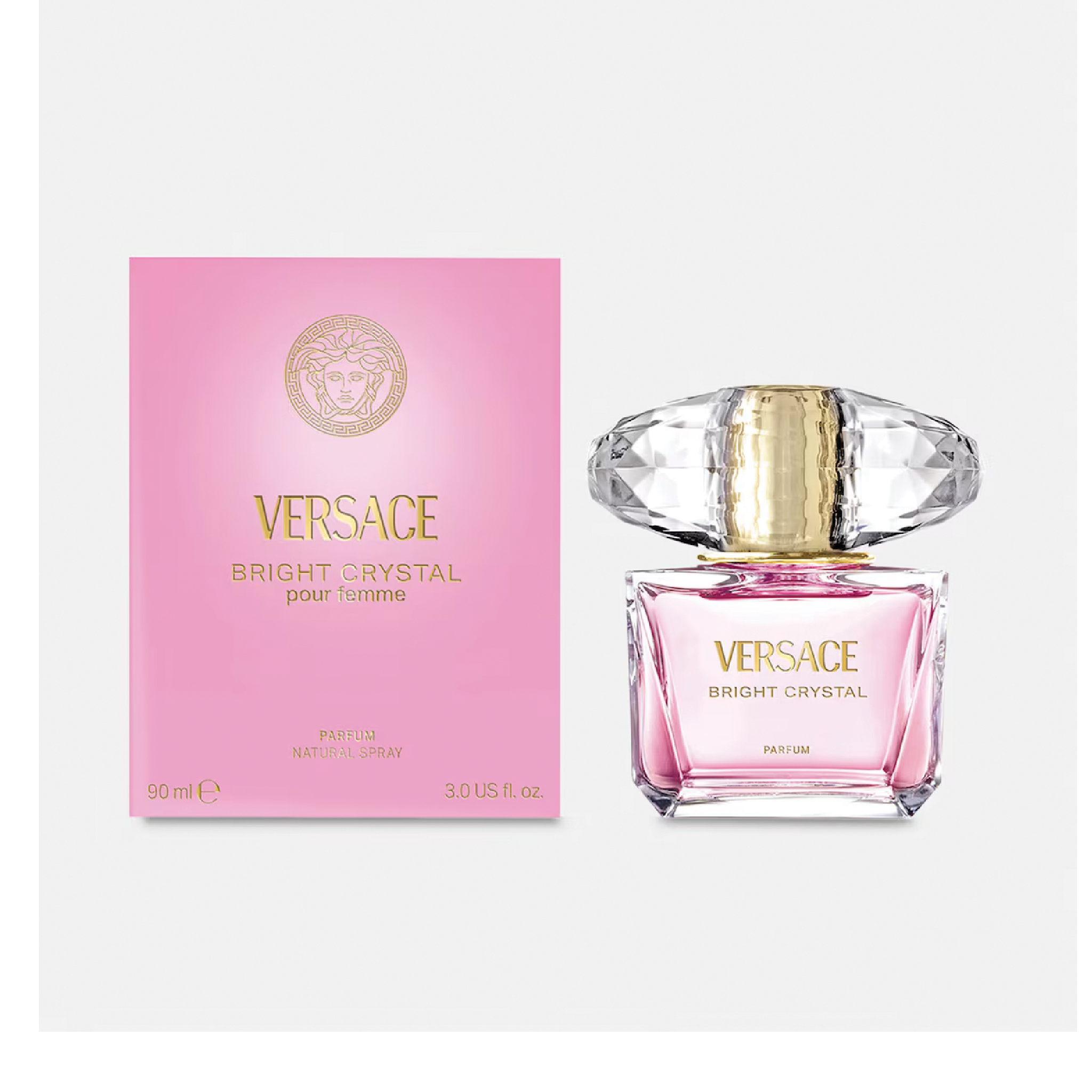 VERSACE BRIGHT CRYSTAL PARFUM 3 OZ