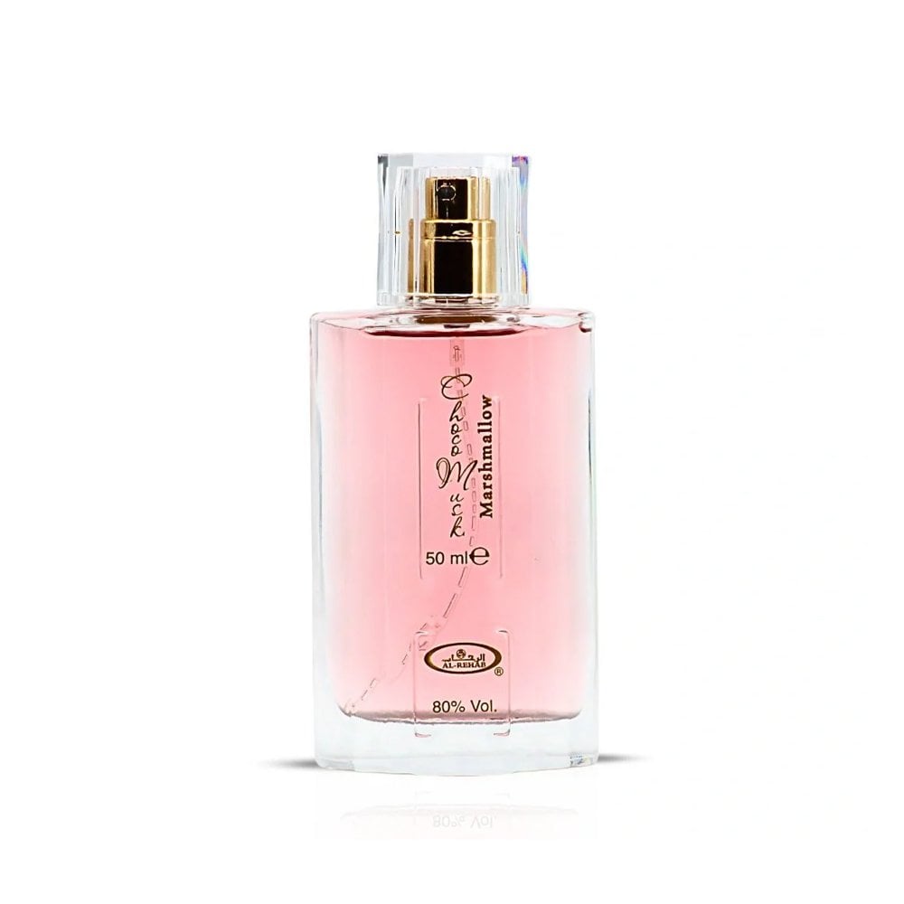 Al-Rehab Choco Musk Marshmallow Eau de Parfum Spray for Women, 1.65 Ounce