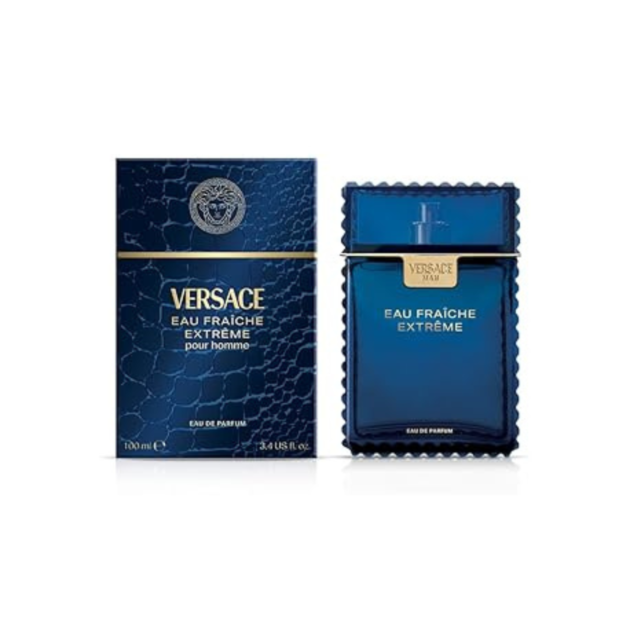VERSACE MAN EAU FRAICHE EXTREME POUR HOMME 3.4 OZ EDP