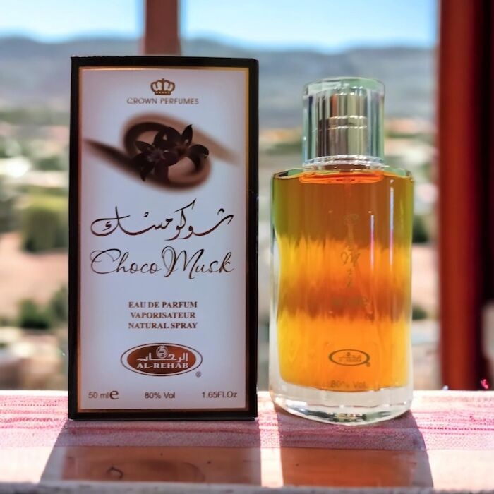 Al-Rehab Choco Musk Eau de Parfum Spray for Women, 1.65 Ounce