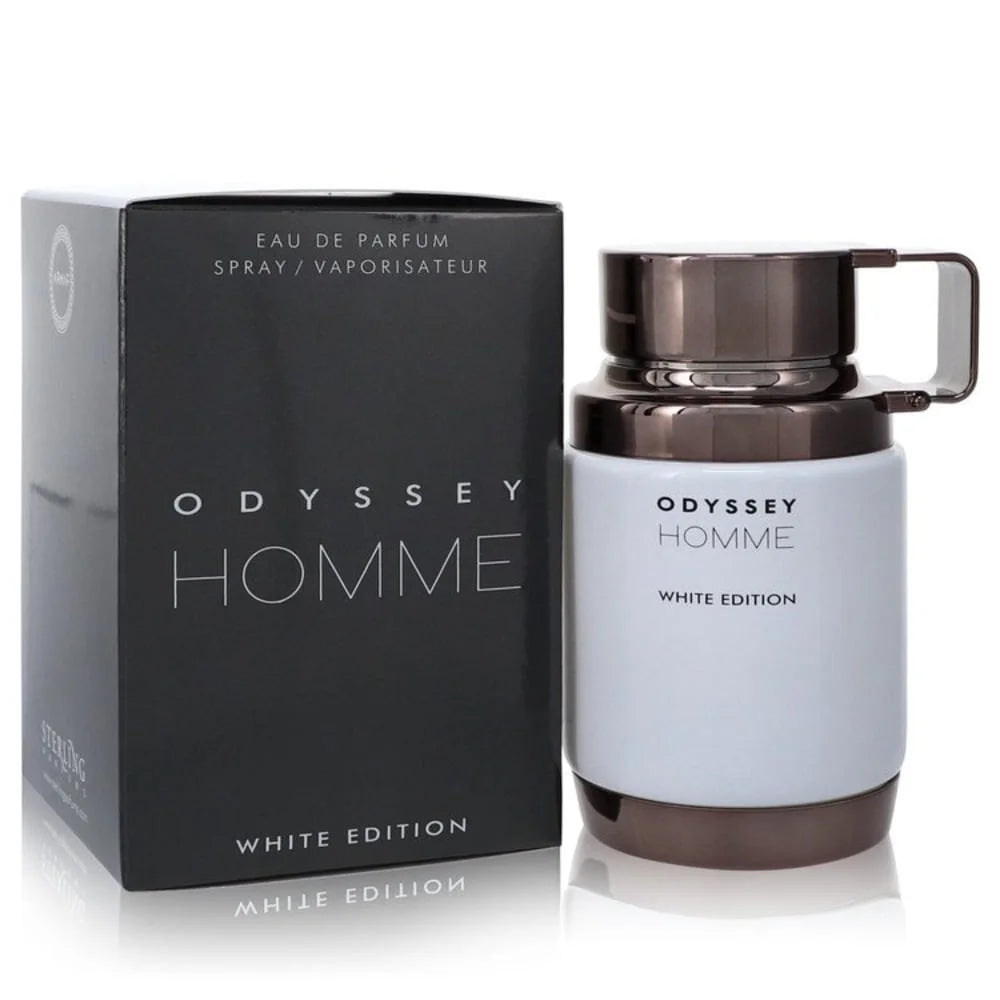 Armaf Odyssey Homme White Edition for Men Eau de Parfum Spray, 3.4 Ounce