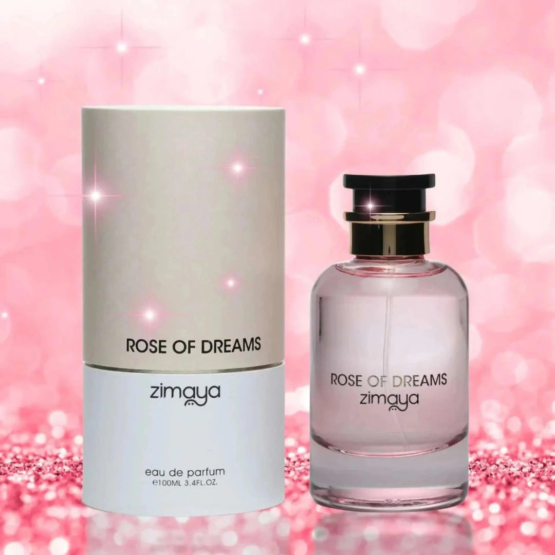 Afnan Zimaya Rose Of Dreams for Women Eau de Parfum Spray, 3.4 Ounce