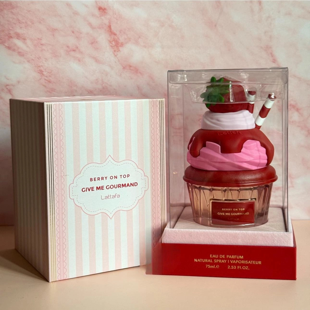 Lattafa Berry On Top Eau de Parfum, Give Me Gourmand Collection For Women 2.53 Ounce