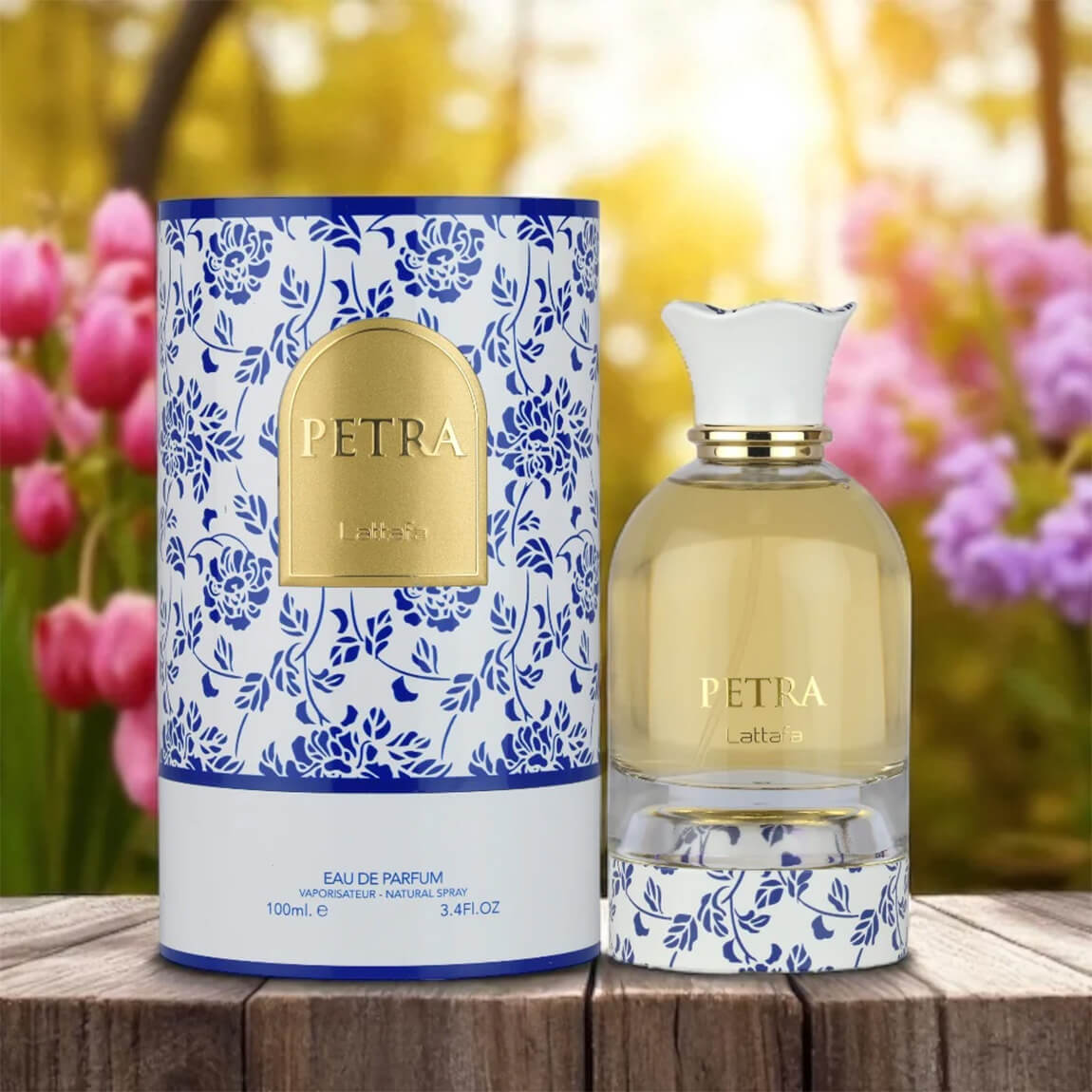 Lattafa Petra Eau de Parfum Spray for Unisex, 3.4 Ounce