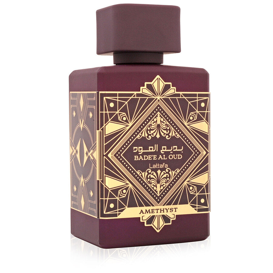 Lattafa Bade'e Al Oud Amethyst for Unisex Eau de Parfum Spray, 3.4 Ounce