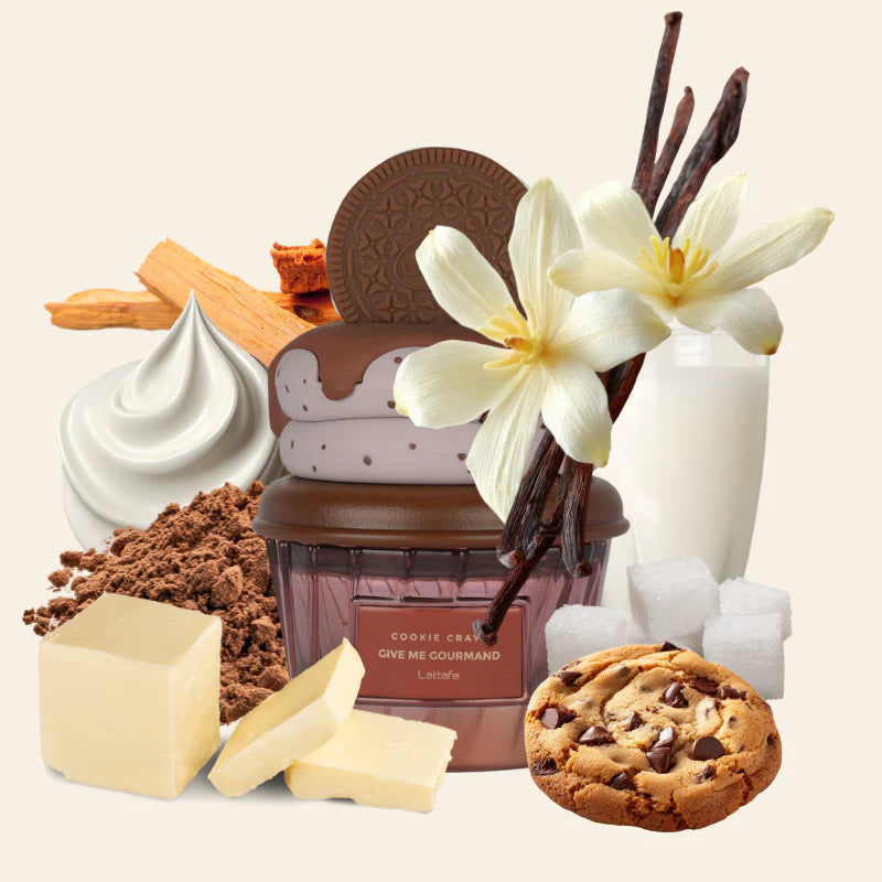 Lattafa Cookie Crave Eau de Parfum, Give Me Gourmand Collection For Women 2.53 Ounce
