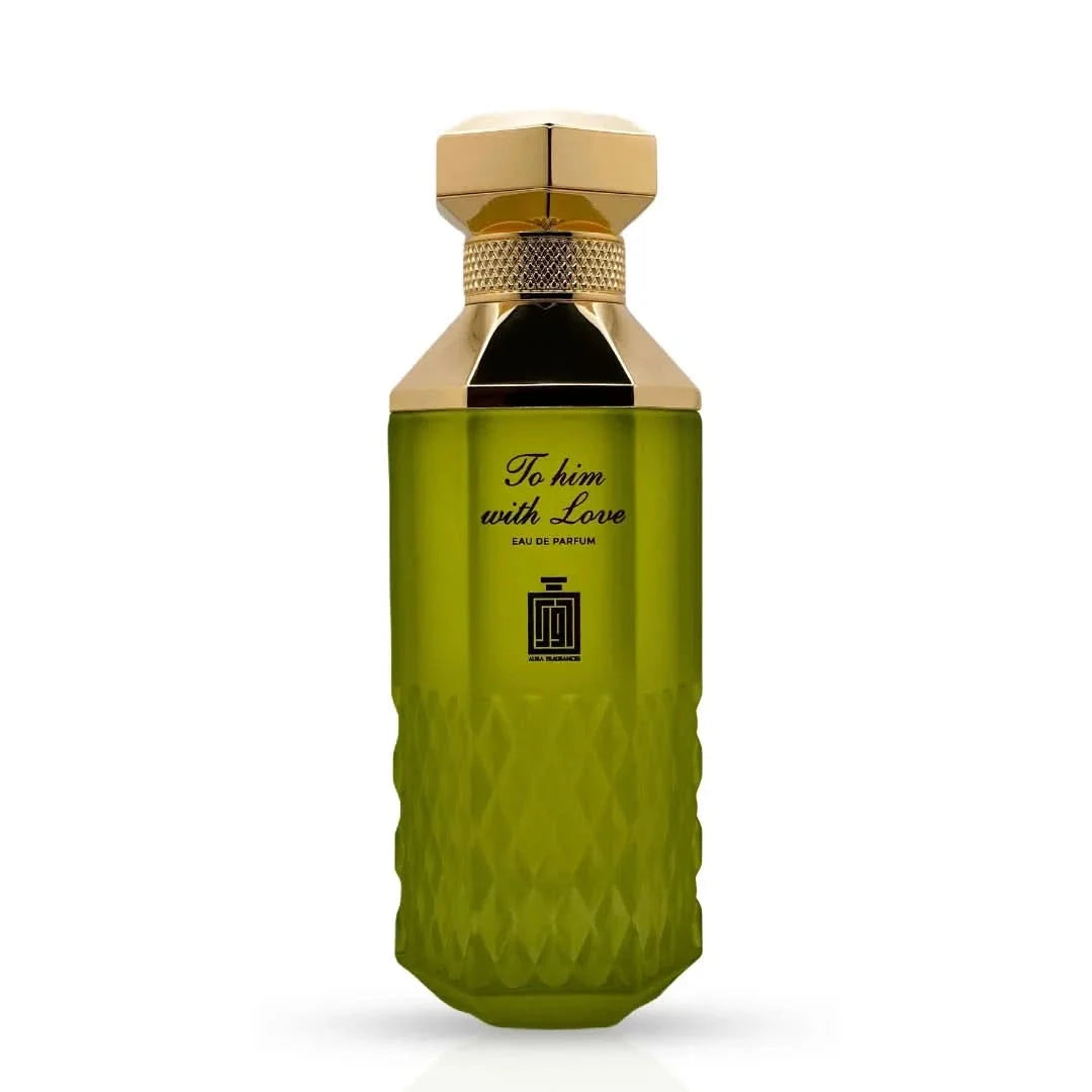 Aura Fragrances To Him With Love Eau de Parfum Spray For Men 3.4 Ounce