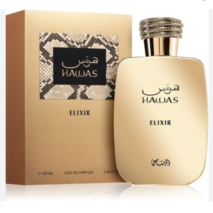Rasasi Hawas Elixir Eau de Parfum Spray for Men 3.4 Ounce
