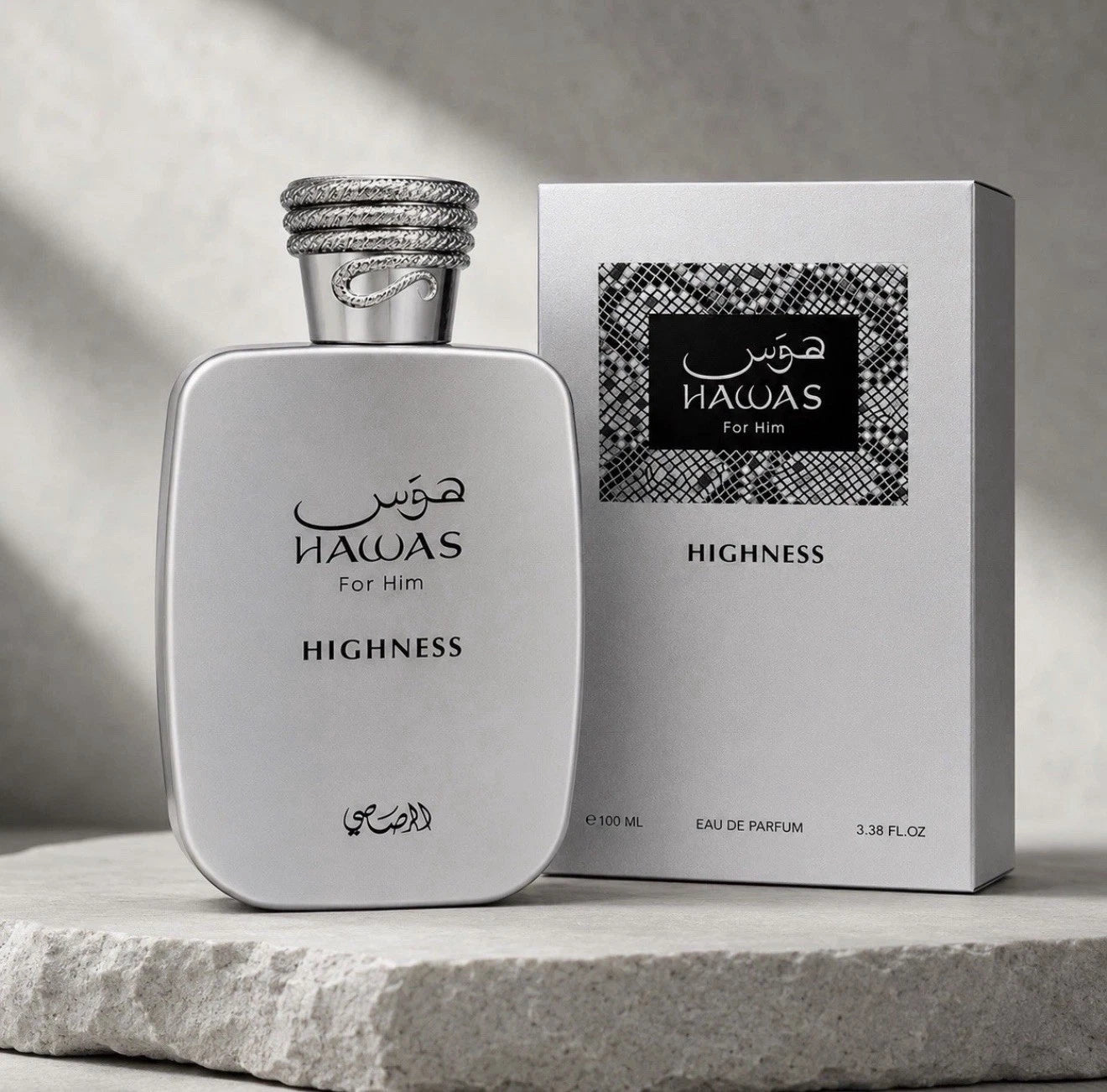 Rasasi Hawas Highness Eau de Parfum Spray for Men 3.4 Ounce