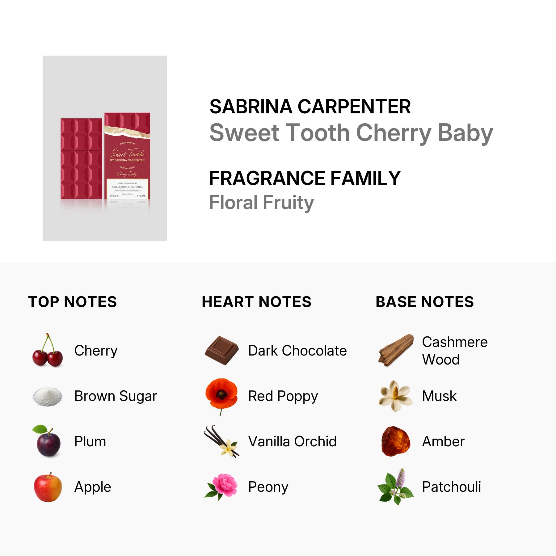 SABRINA CARPENTER CHERRY BABY 2.5 OZ EDP
